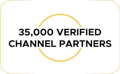 35,000 verified channel partners